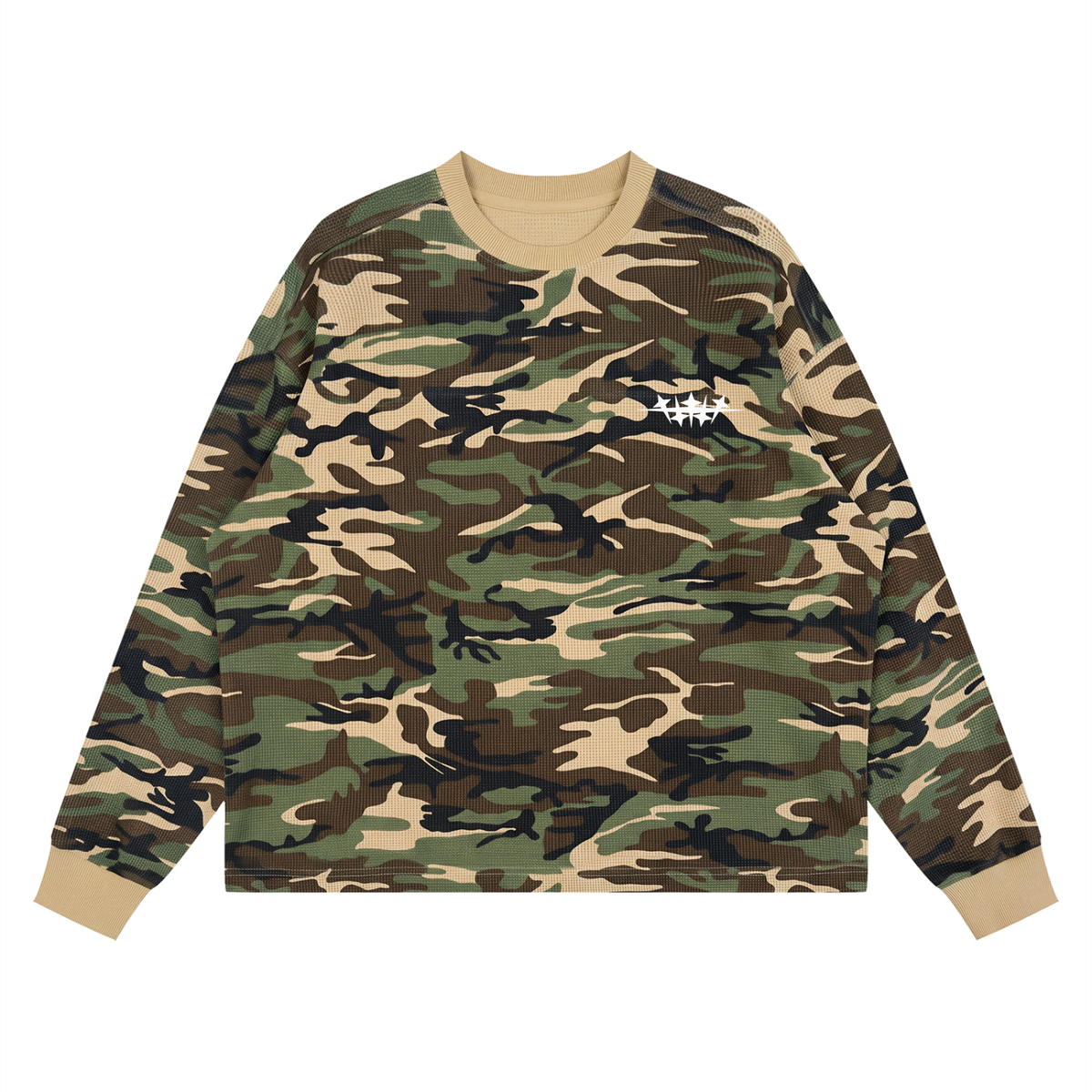 Mulini Waffle Boxy Long Sleeve