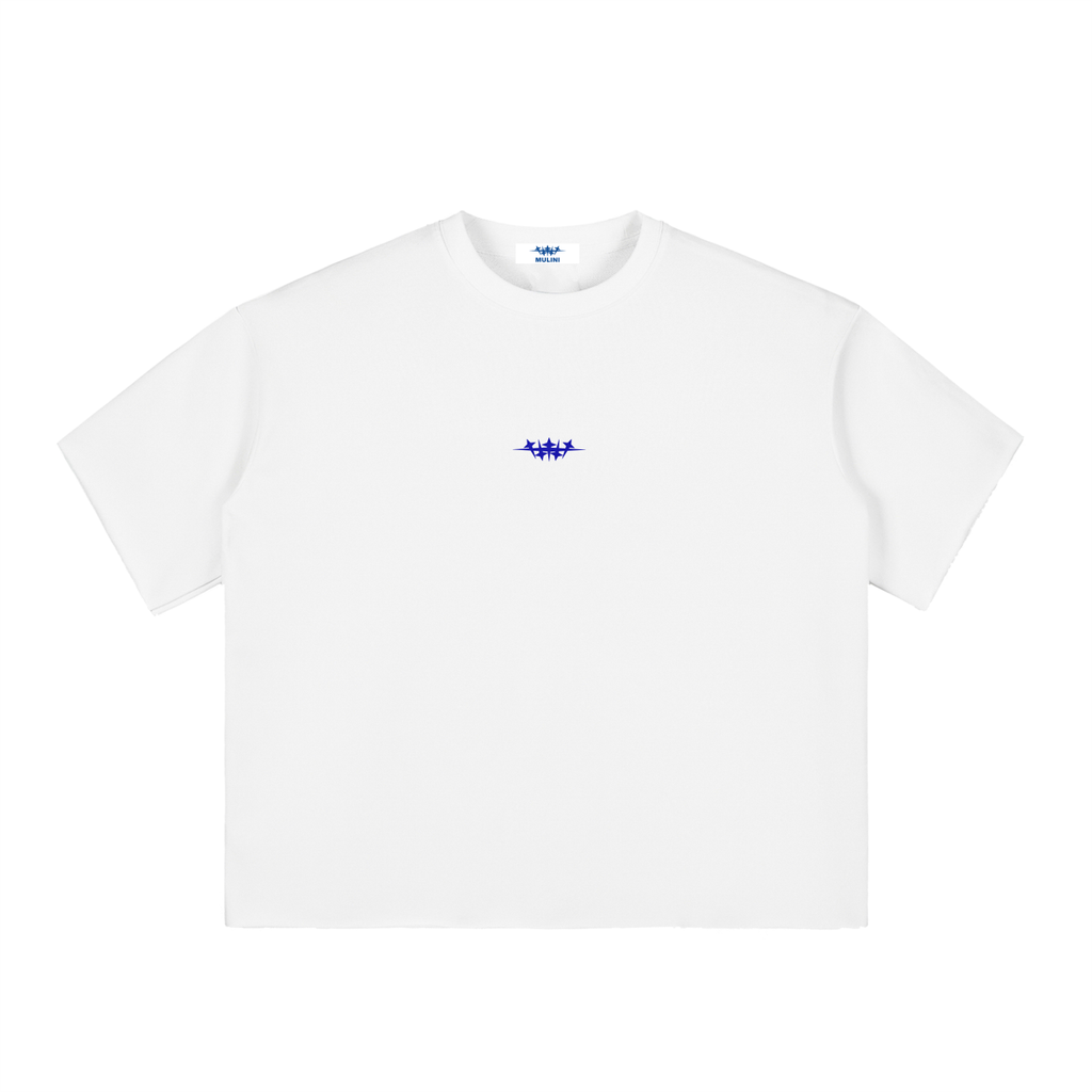 Blue Footprint Boxy TShirt
