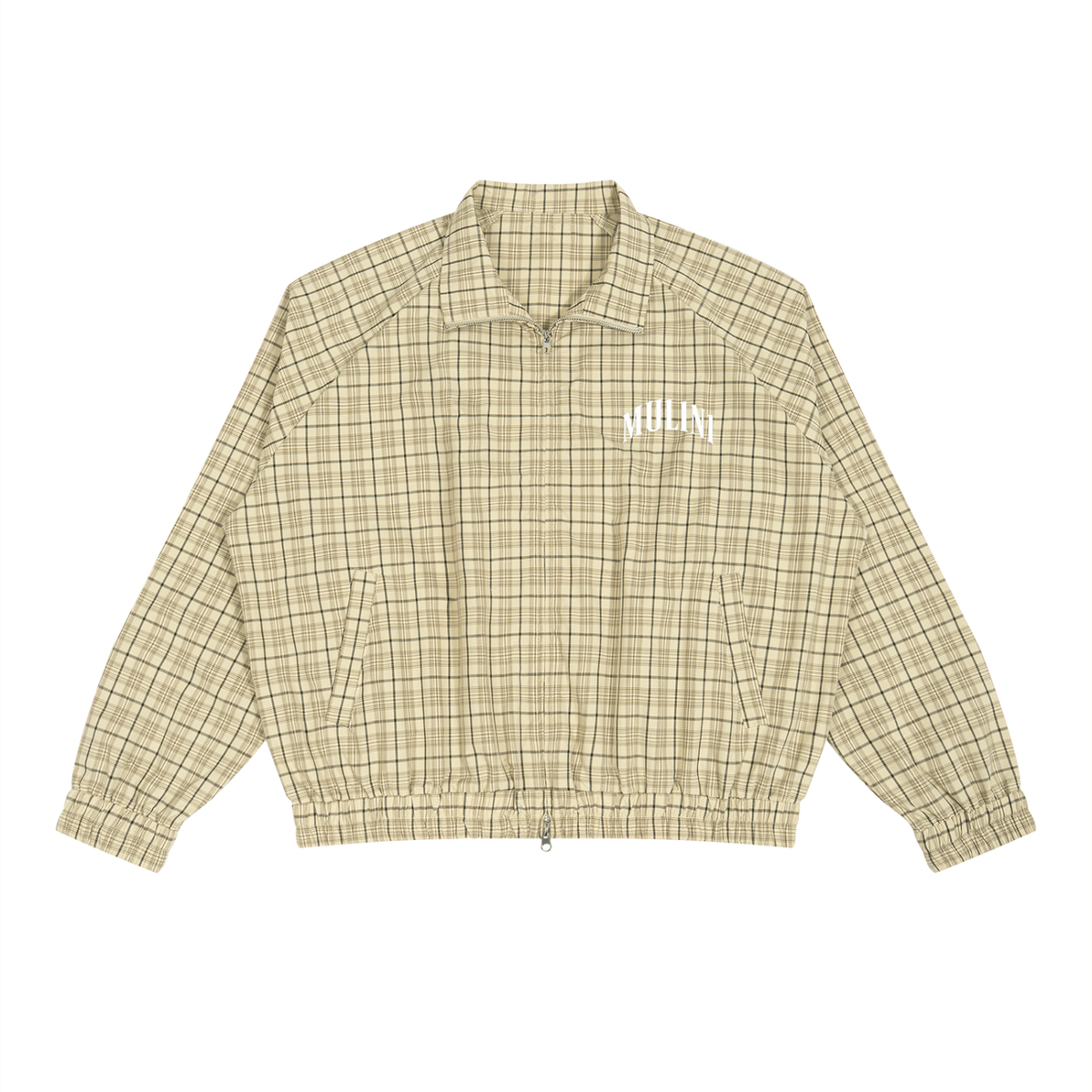 Mulini Vintage Plaid Track Jacket