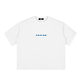 Mulini Embroidered Boxy Raw-Edge T