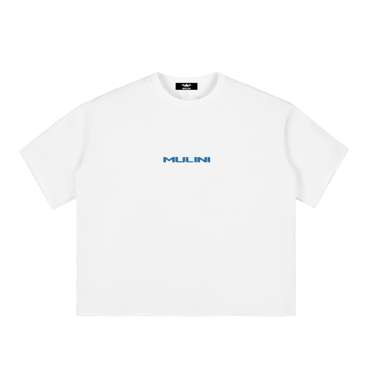 Mulini Embroidered Boxy Raw-Edge T