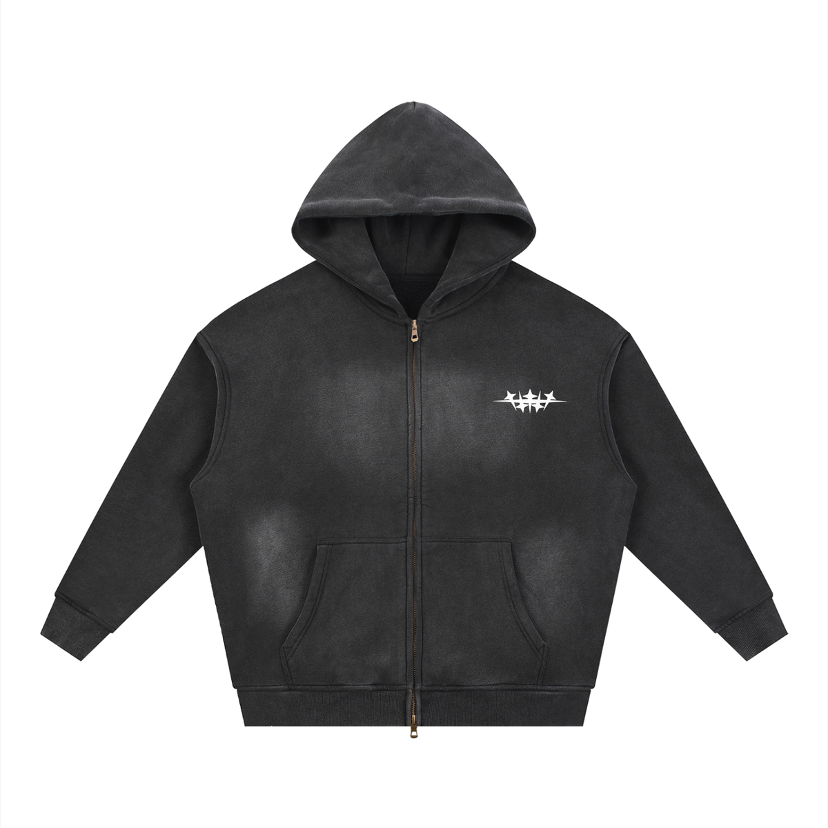 Mulini Sunfade Boxy Two-way Zip Hoodie