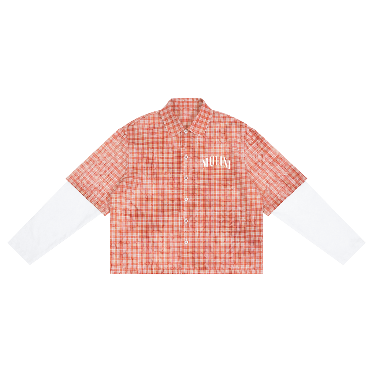 Mulini Vintage Plaid Shirt With Sleeves