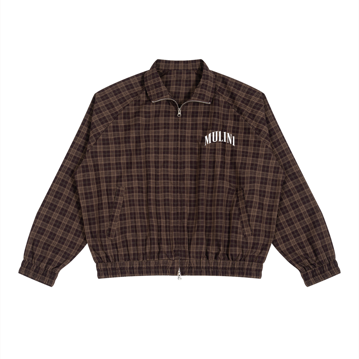Mulini Vintage Plaid Track Jacket