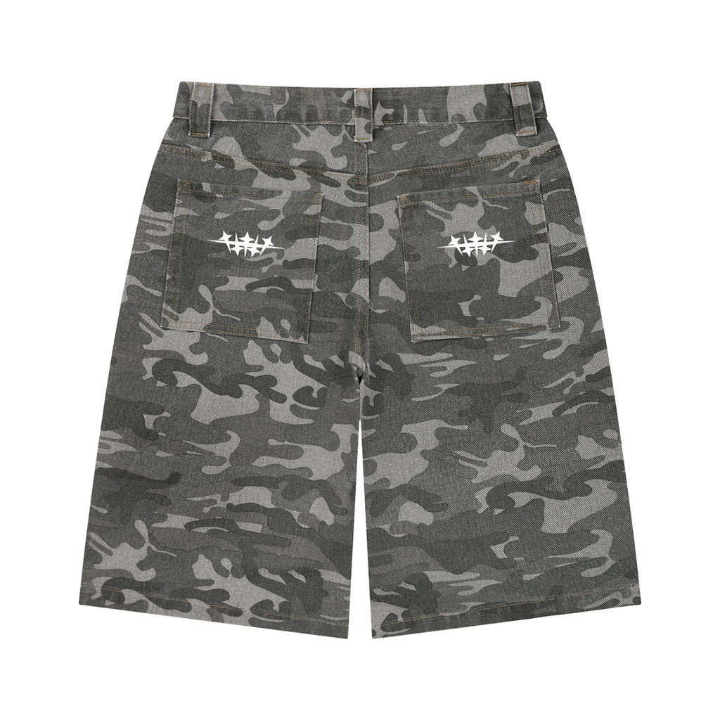Mulini Wide Camo Shorts