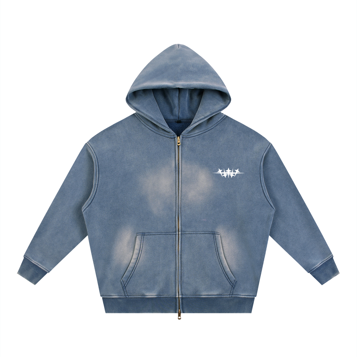 Mulini Sunfade Boxy Two-way Zip Hoodie