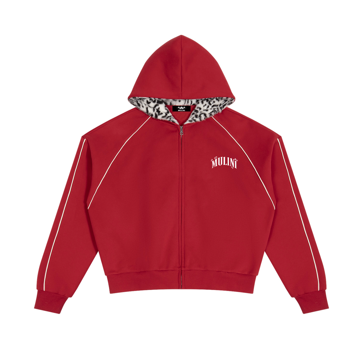 Mulini Fleece Cheetah Print Hoodie