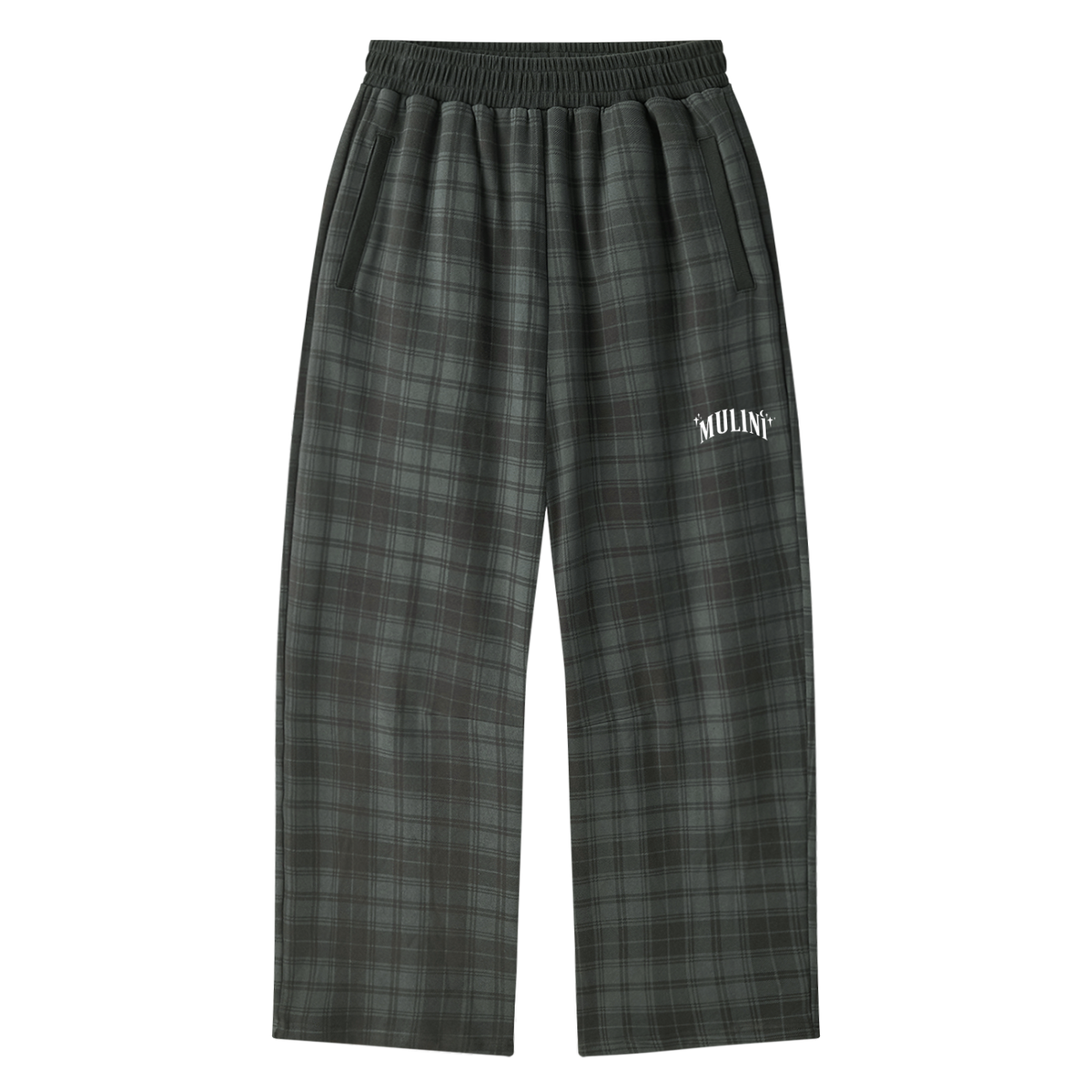 Mulini Plaid Straight Leg Trousers