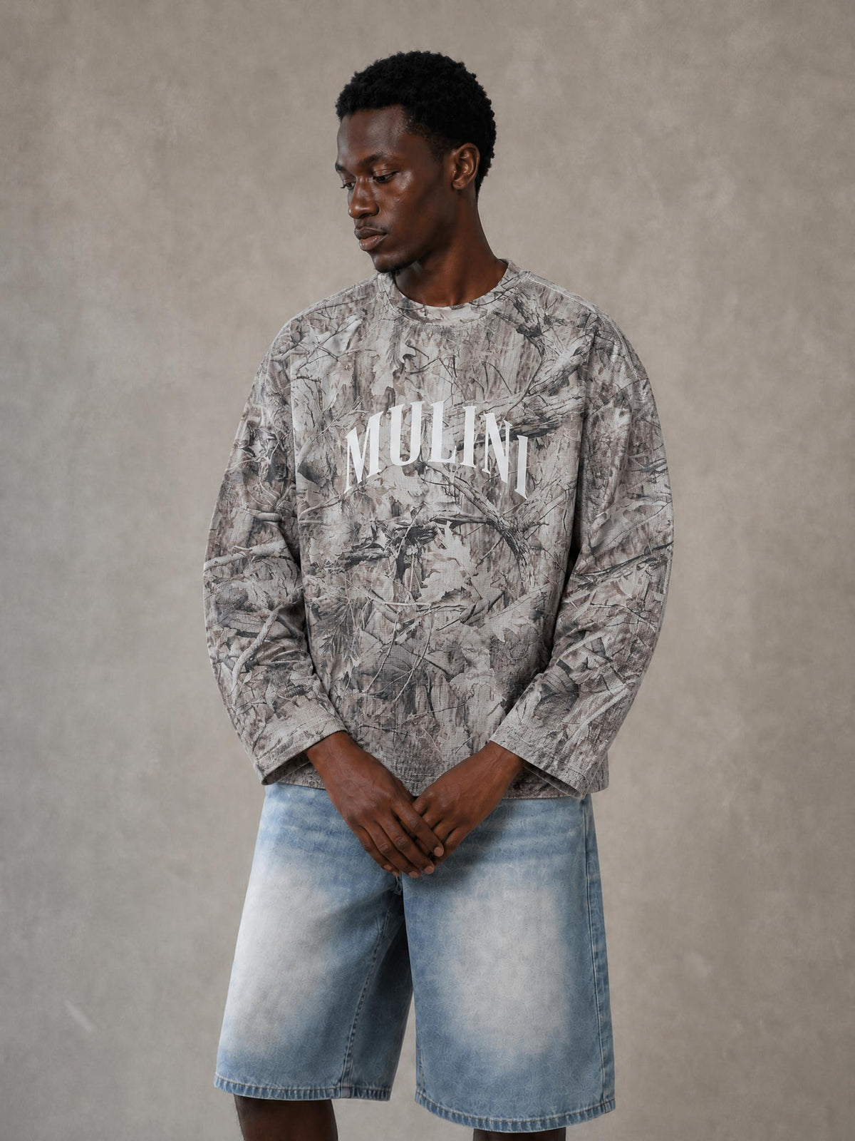 Mulini Tree Camo Waffle Long Sleeve