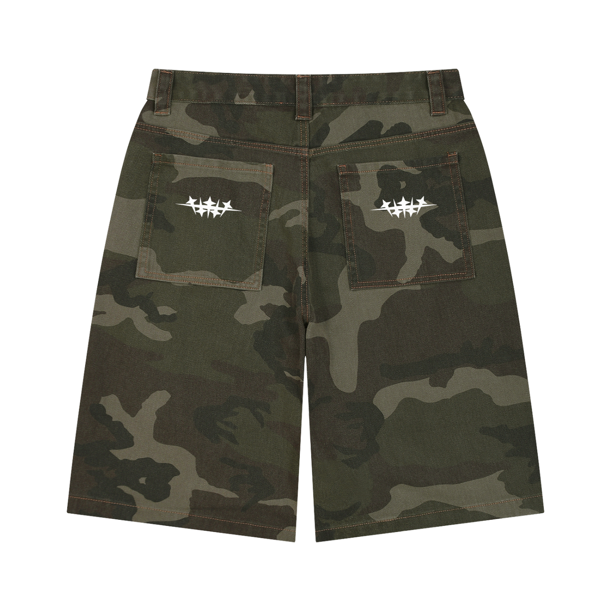 Mulini Wide Camo Shorts