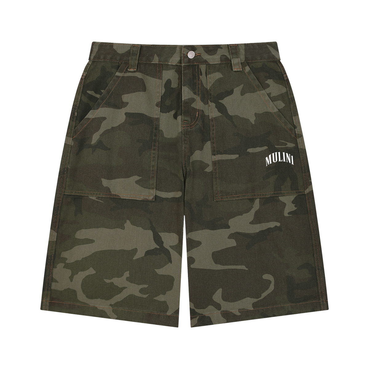 Mulini Wide Camo Shorts