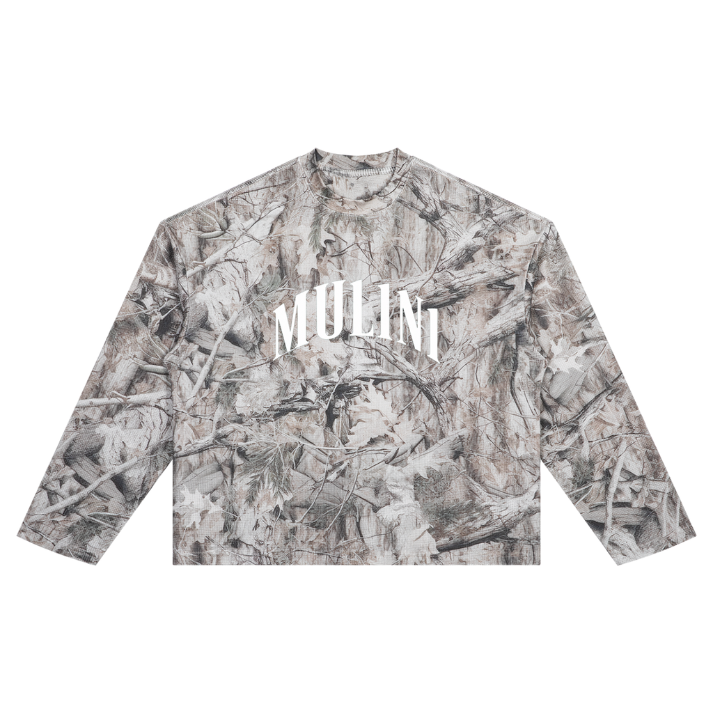 Mulini Tree Camo Waffle Long Sleeve