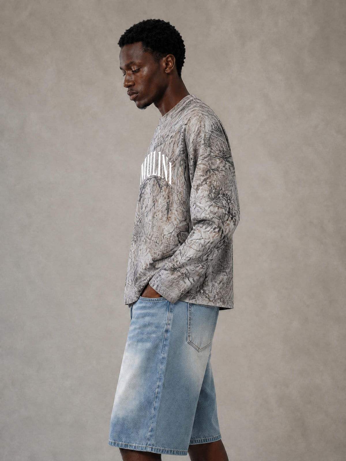 Mulini Tree Camo Waffle Long Sleeve