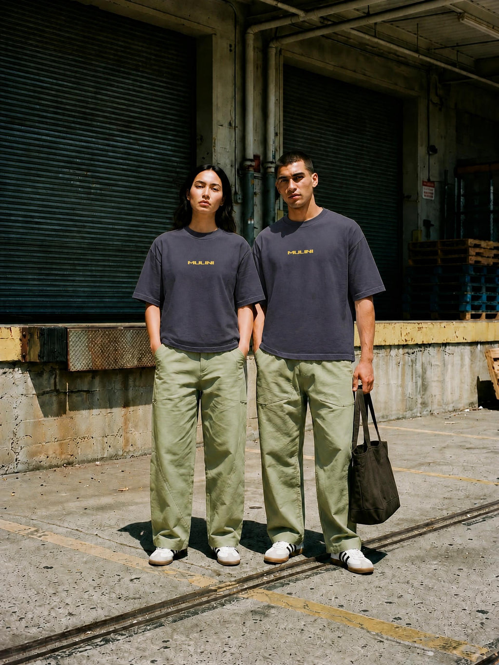 Mulini Embroidered Streetwear Boxy T