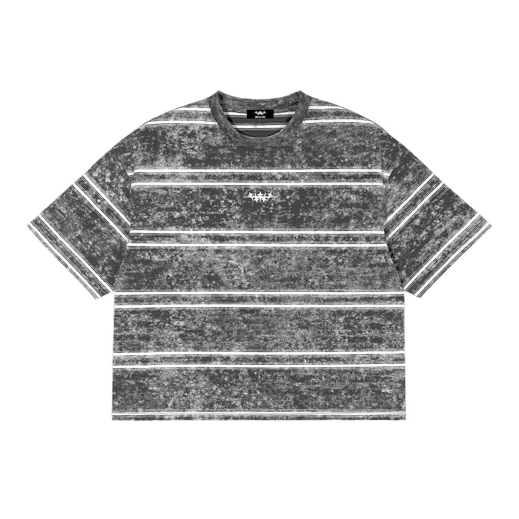 Snow Wash Striped TShirt