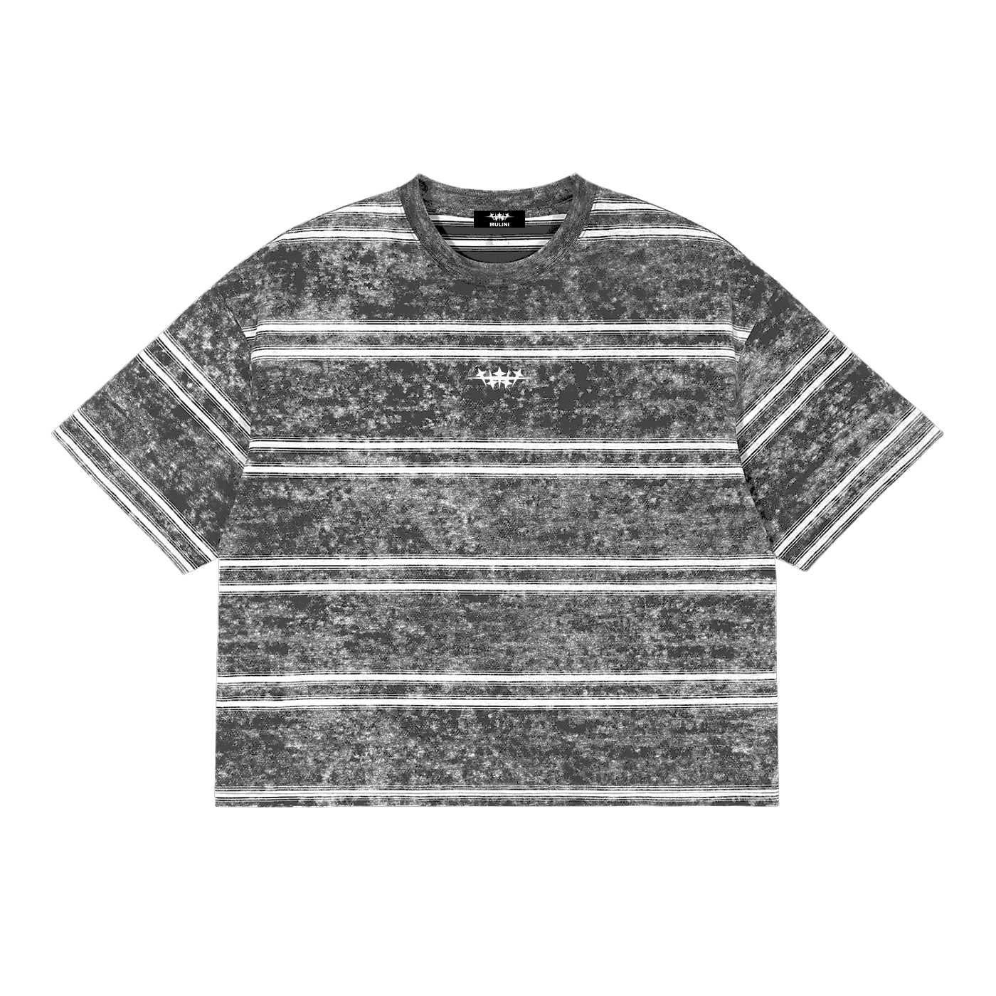 Snow Wash Striped TShirt