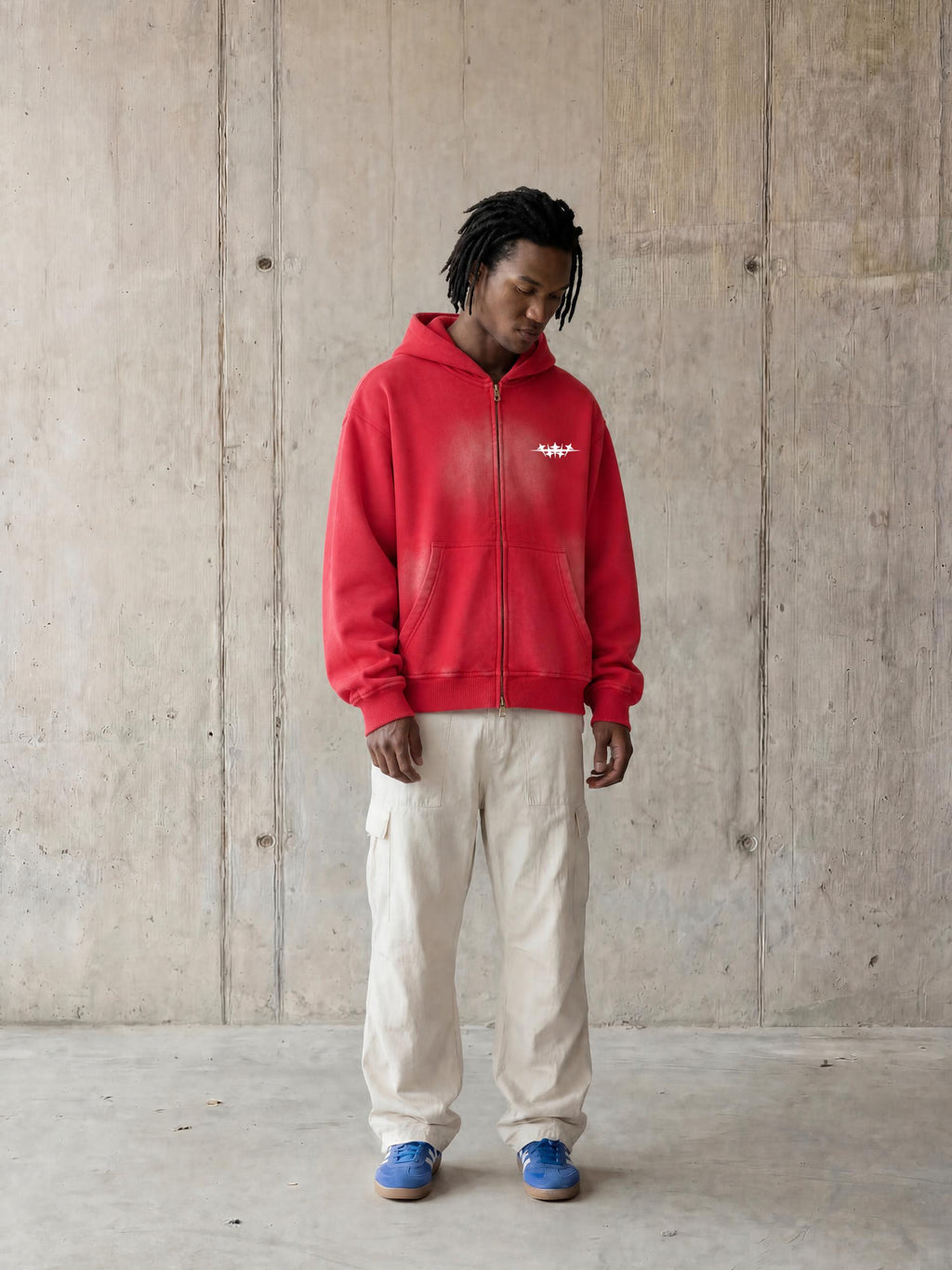 Mulini Sunfade Boxy Two-way Zip Hoodie