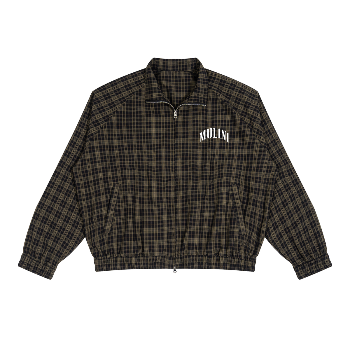 Mulini Vintage Plaid Track Jacket