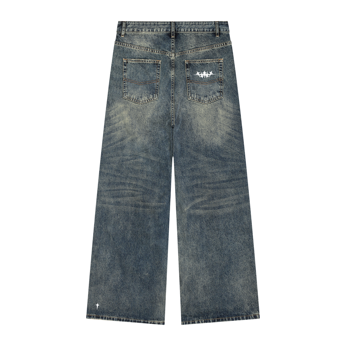 Mulini Vintage Wash Grey Jeans