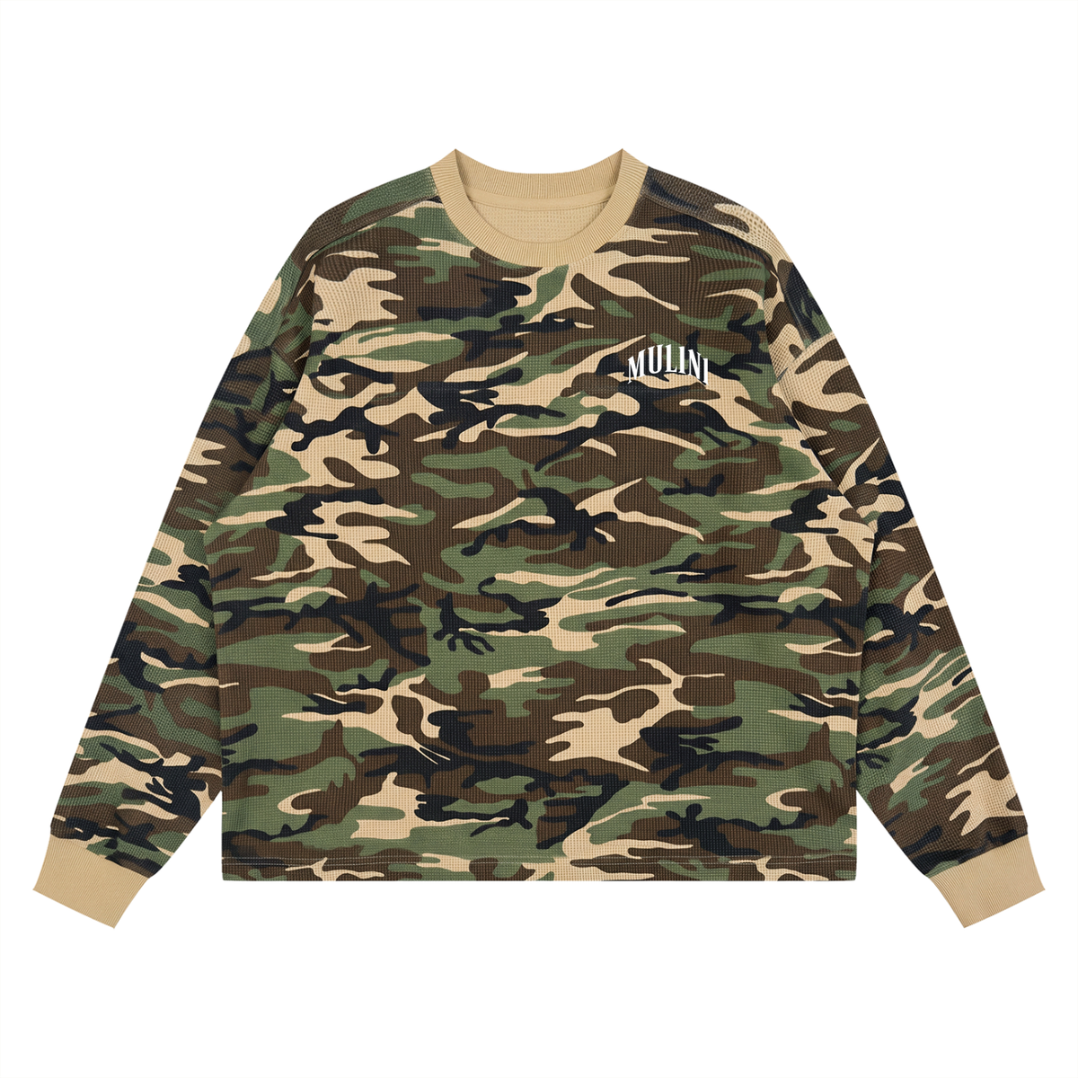 Mulini Waffle Boxy Long Sleeve