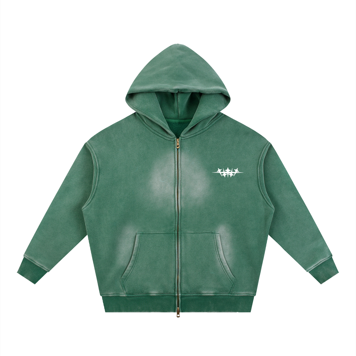 Mulini Sunfade Boxy Two-way Zip Hoodie