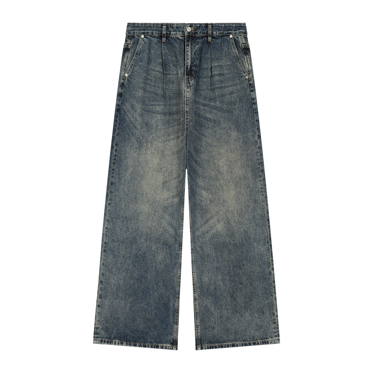 Mulini Vintage Wash Grey Jeans