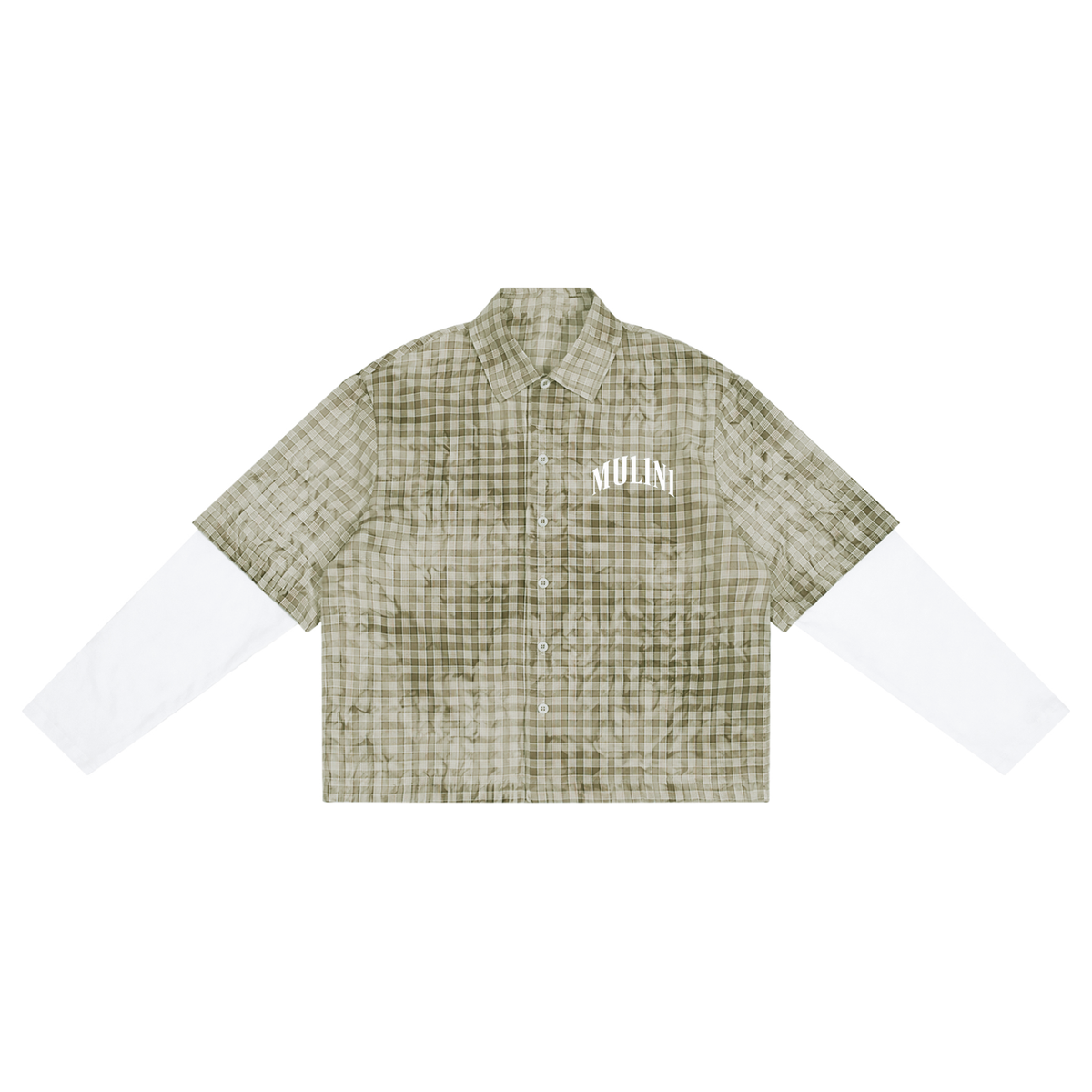 Mulini Vintage Plaid Shirt With Sleeves