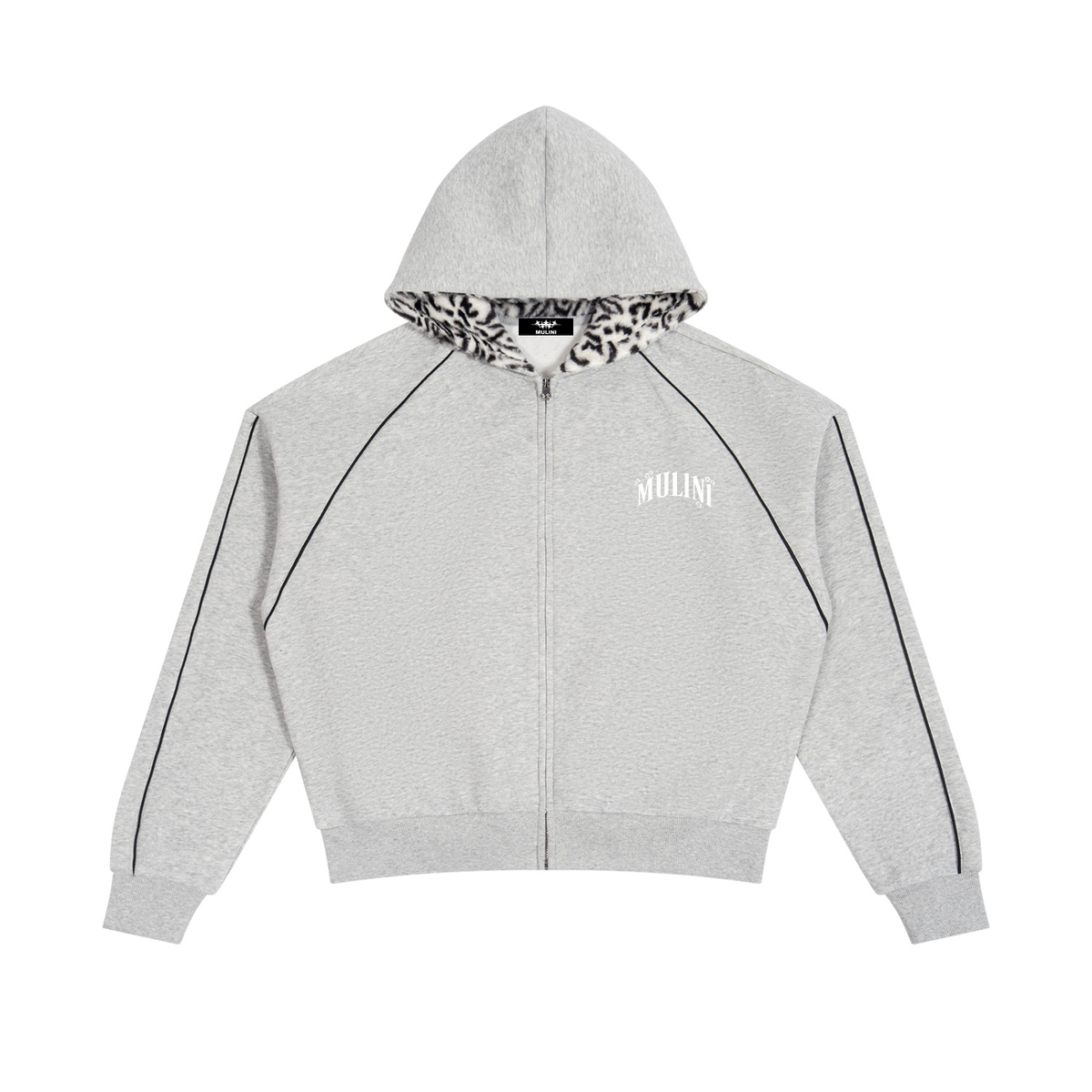 Mulini Fleece Cheetah Print Hoodie