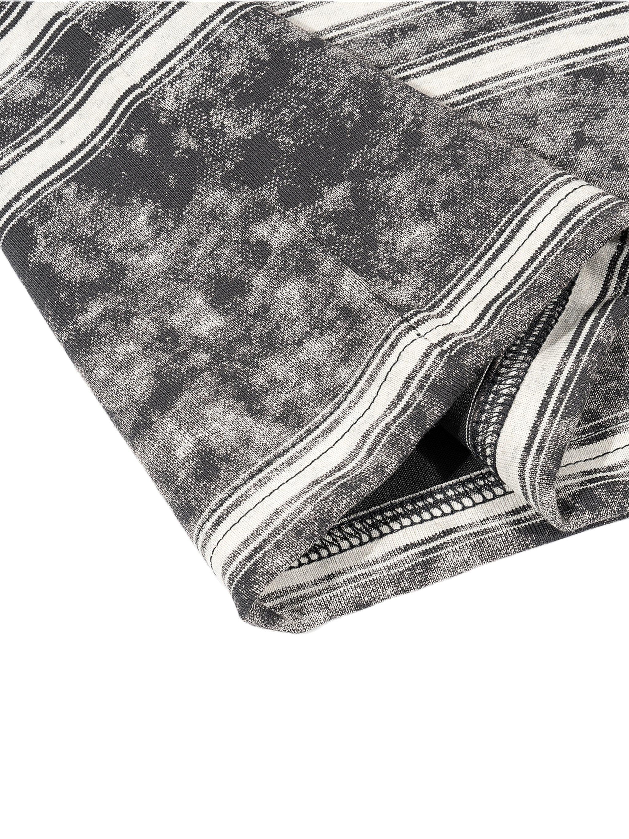 Snow Wash Striped TShirt