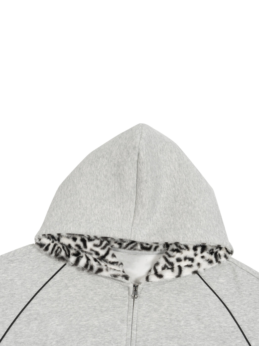 Mulini Fleece Cheetah Print Hoodie