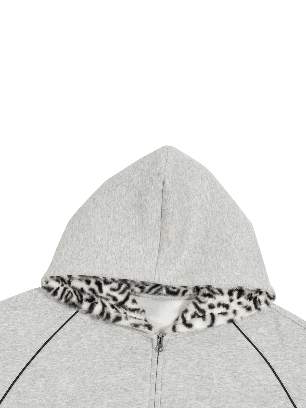 Mulini Fleece Cheetah Print Hoodie